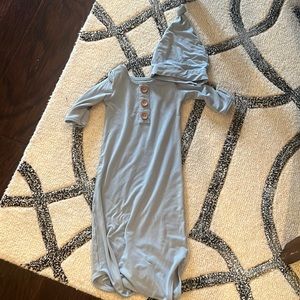 Caden lane knotted gown and hat